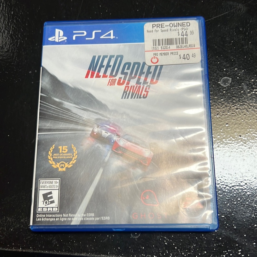 Need for Speed Rivals PS4 game
